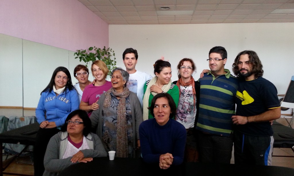 Sorpresa en clase de MTC. Alumn@s y Geeta