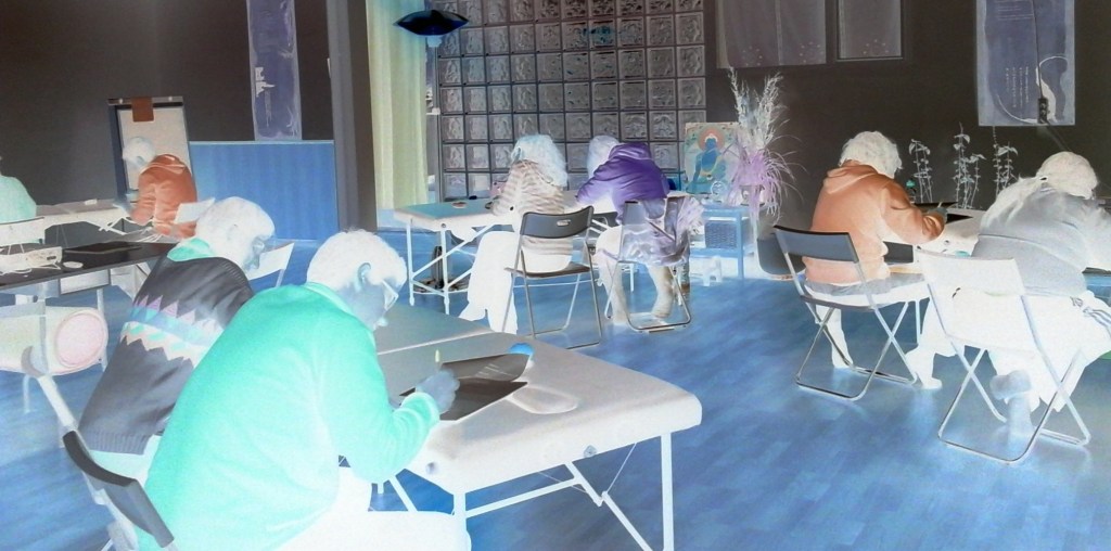 Alumn@s en reflexión sobre teorias de MTC. CONCENTRACIÓN. Pruebas teóricas opcionales en MTC