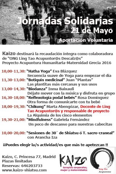 Jornadas solidarias Mayo peque