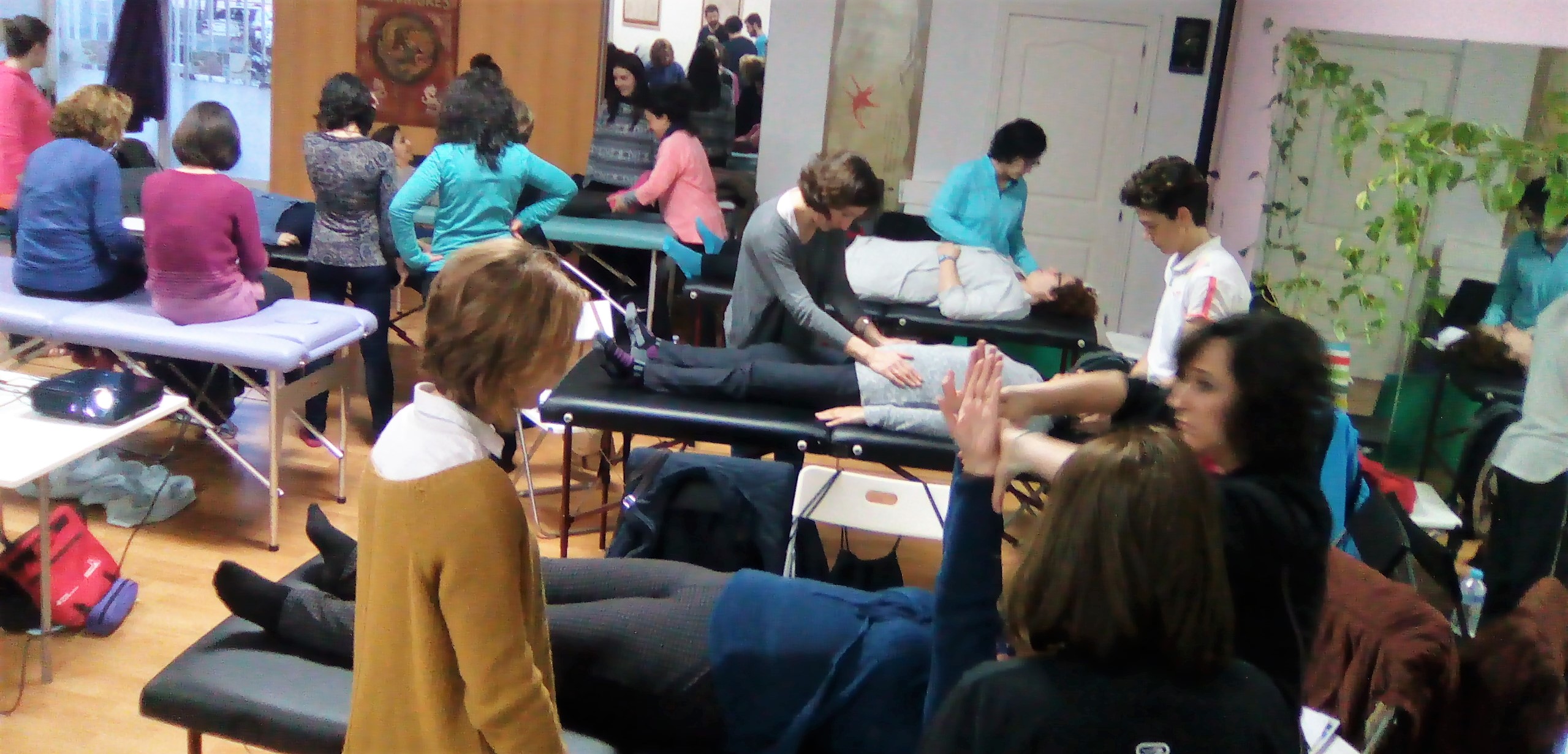 Así va el  CURSO DE KINESOLOGÍA HOLÍSTICA, iniciativa educativa y solidaria.