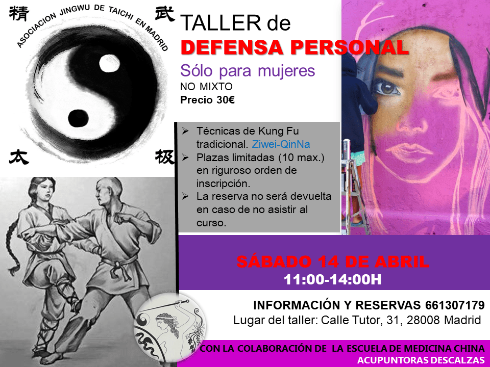 14 Abril, DEFENSA PERSONAL (sólo&nbsp;mujeres)