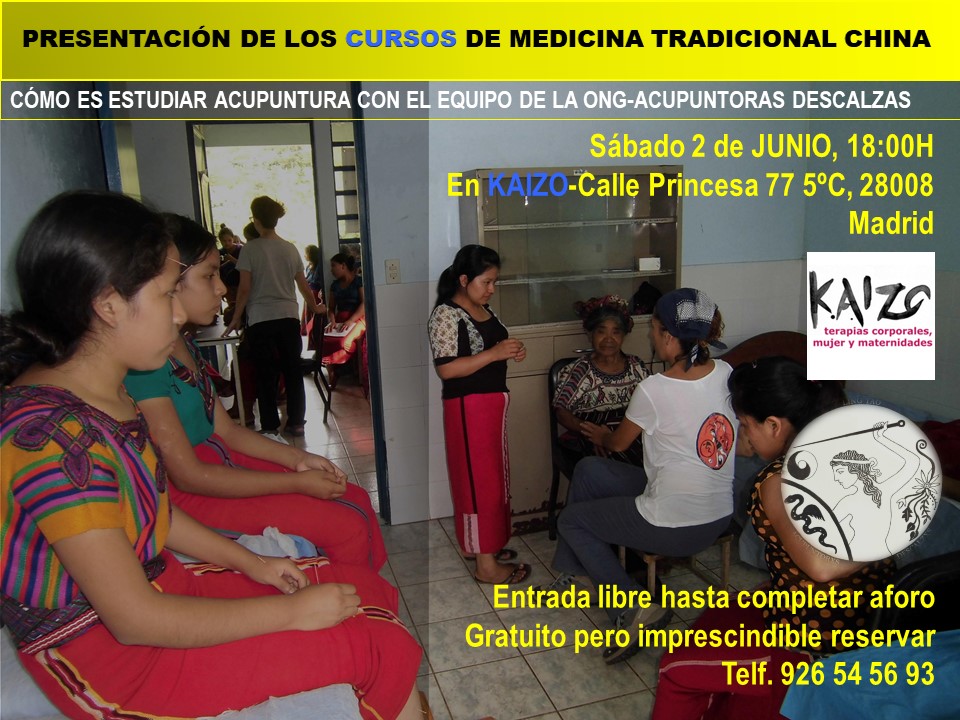 Sábado 2 Junio, MADRID, PRESENTACIÓN curso de Medicina&nbsp;China
