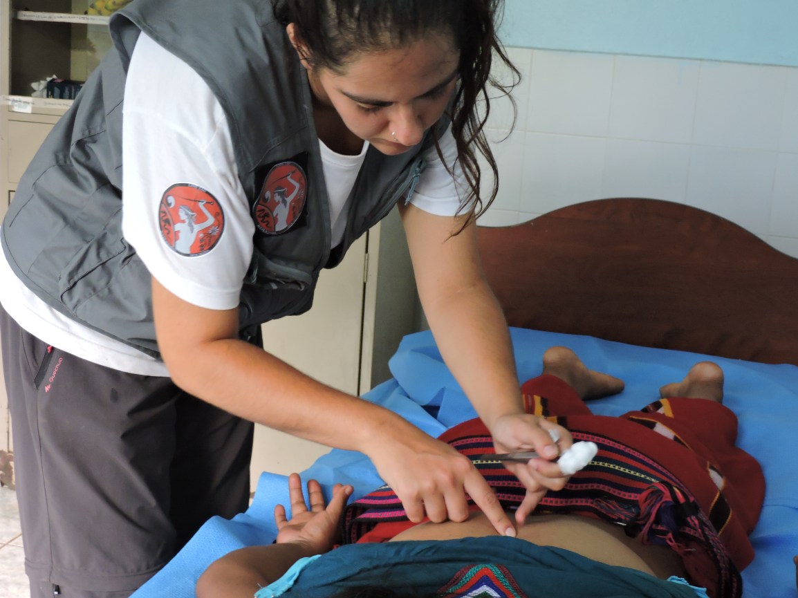 El relato de Sara, sobre la acupuntura descalza en Guatemala&nbsp;2018